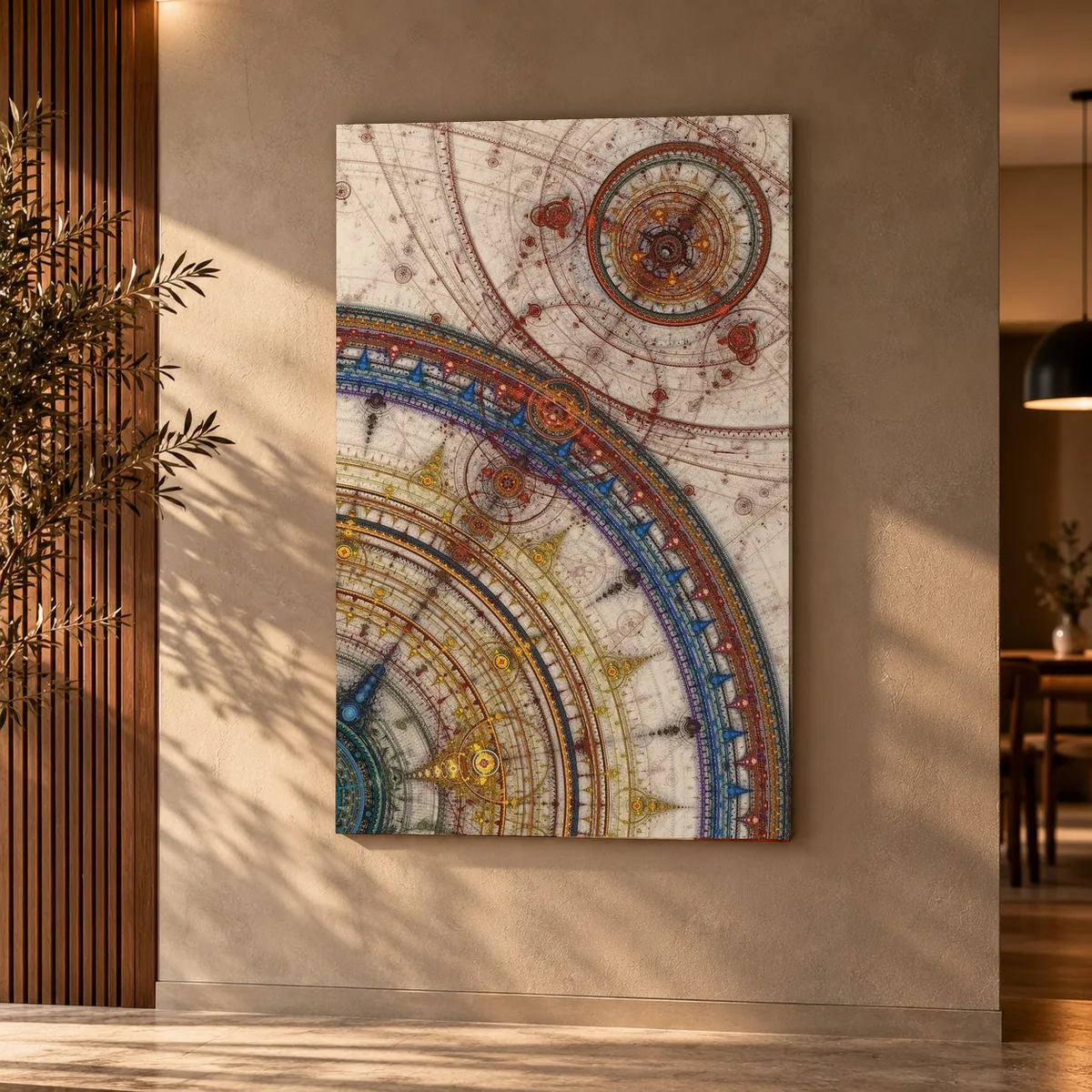 Quadro Astrolábio na parede