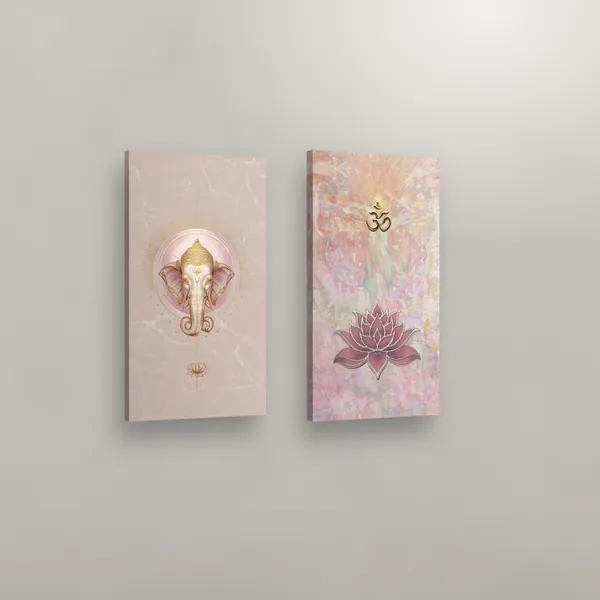 Composição Dupla Ganesha e Om: foto 4
