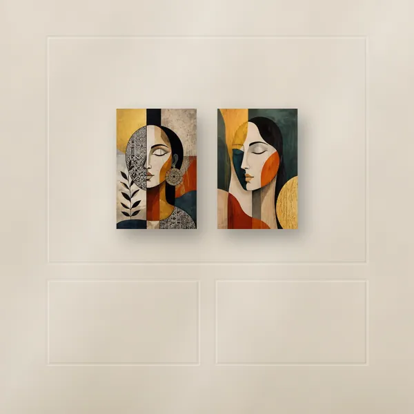 Composição Dupla Rostos: foto 3