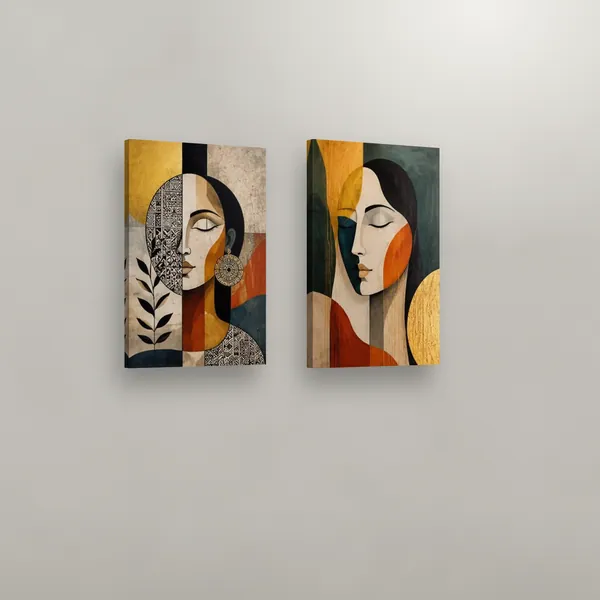 Composição Dupla Rostos: foto 4