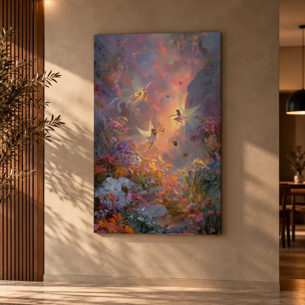Quadro Jardim Encantado na parede