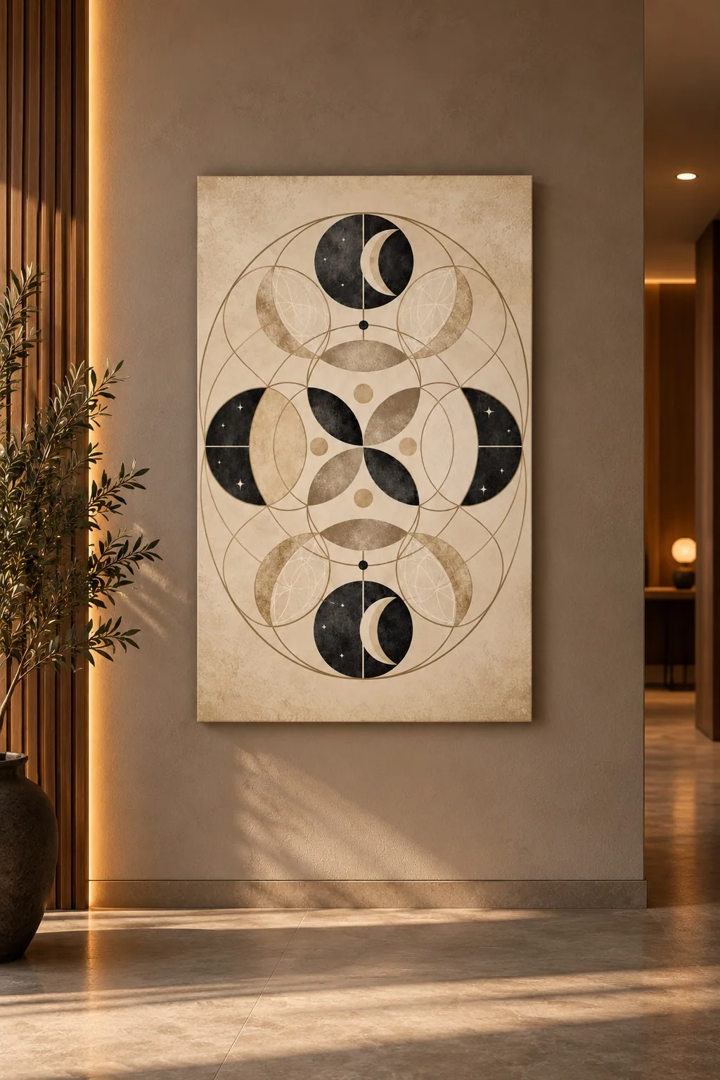 Quadro Lua Sagrada na parede