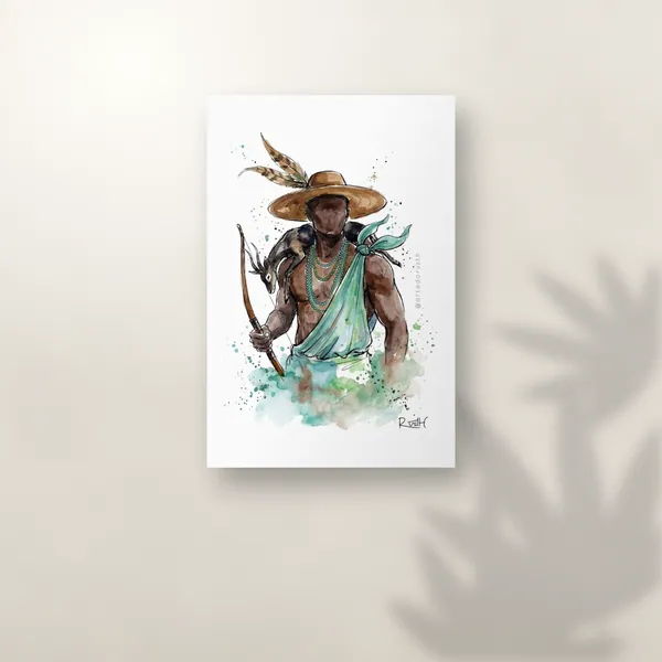 Oxóssi Aquarela: foto 3